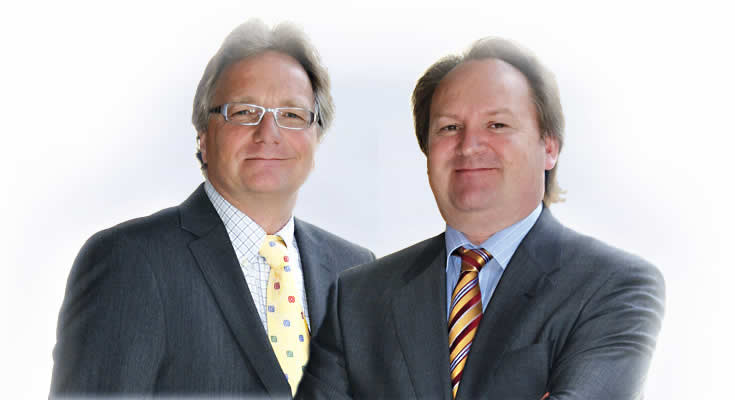 U-S-C Geschäftsführer Peter Reiner und Walter Lang