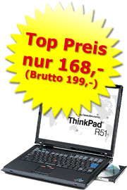 Notebook gebraucht Lenovo ThinkPad R51