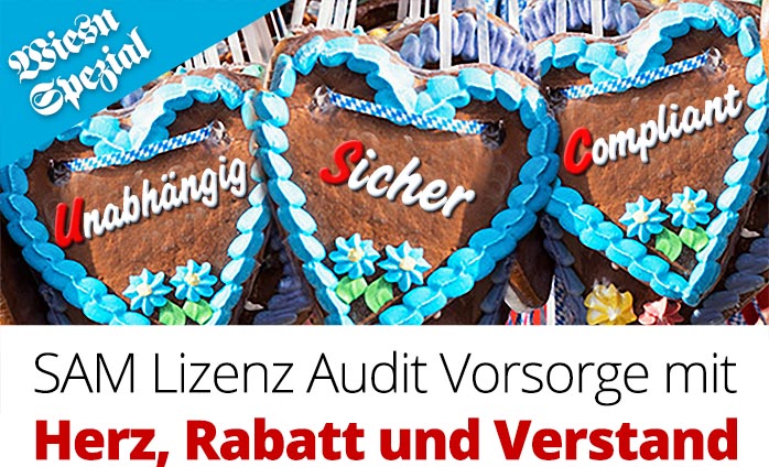 Software Asset Management (SAM) mit Wiesn-Rabatt